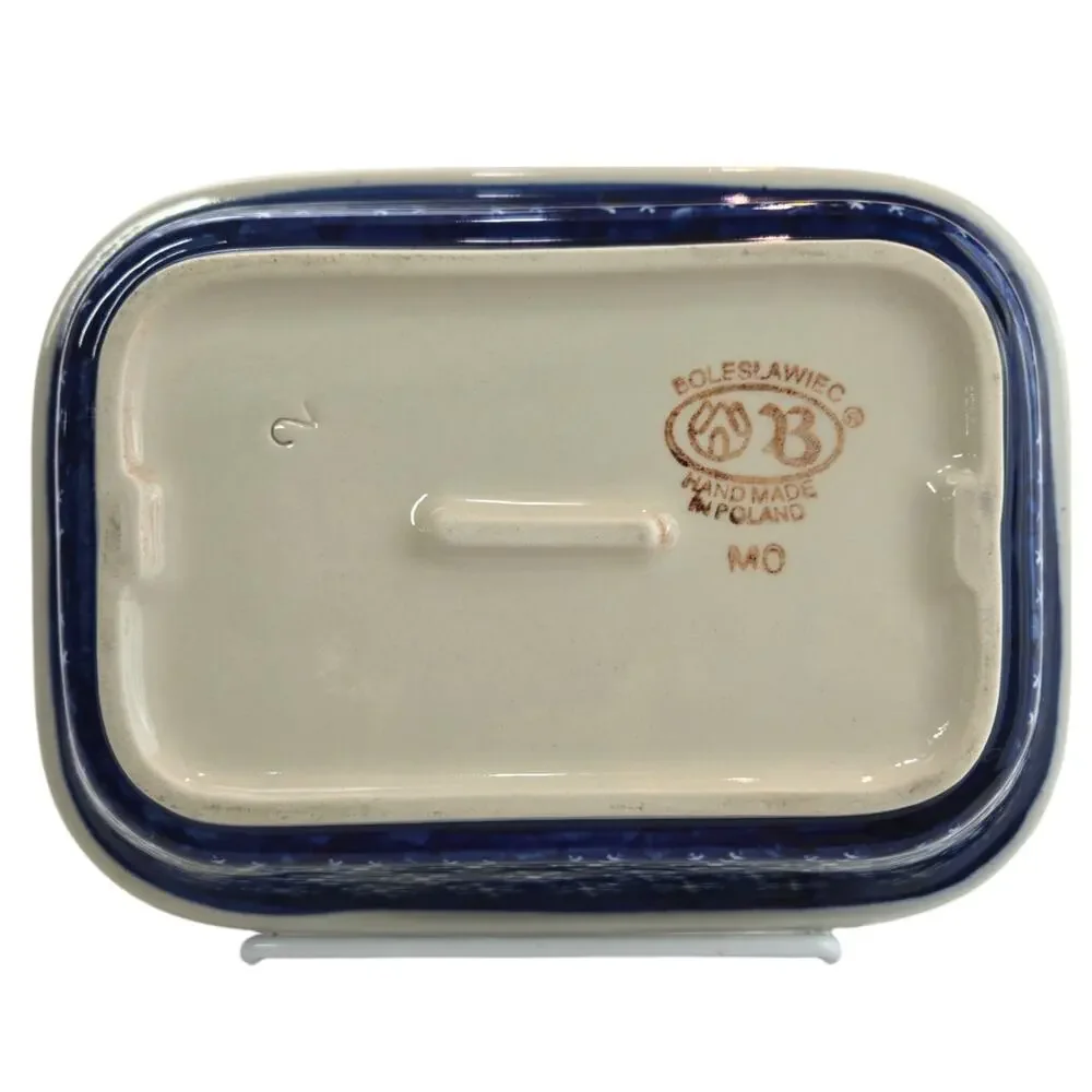 Boleslawiec Polish Pottery| Snowflake Baking Dish | Size 9.5L x 7W x 2H